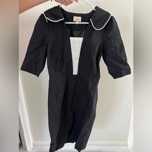 Black and white dress